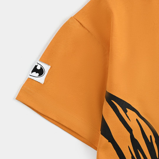 Boys Lycra Jersey T-Shirt H/S-GOLDEN