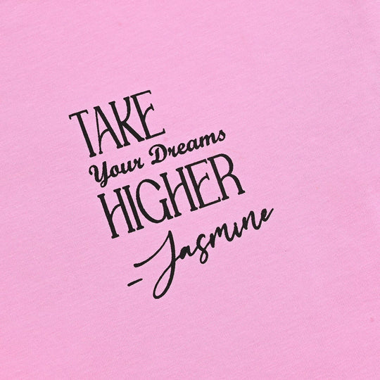 Girls Lycra Jersey T-Shirt H/S JASMINE-Hot Pink