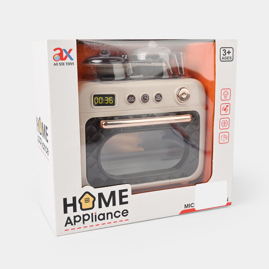 Kids Play Microwave – Realistic Kitchen Toy with Light & Music