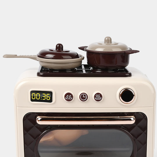 Kids Play Microwave – Realistic Kitchen Toy with Light & Music