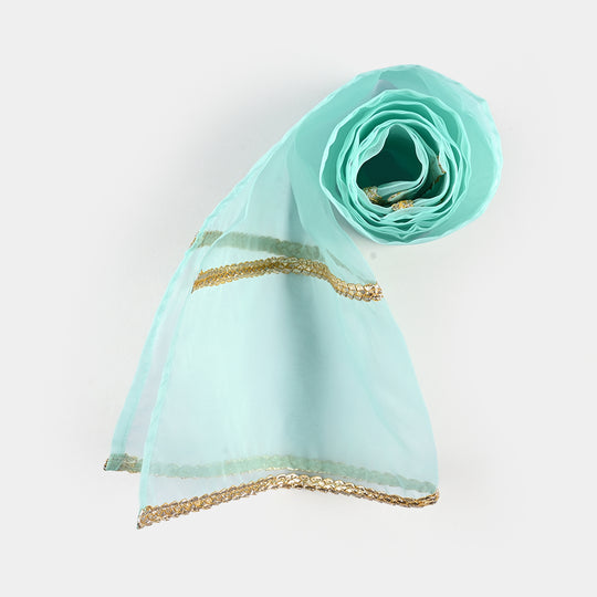 Girls poly cambric 3Pcs Phool Patti - BLACK