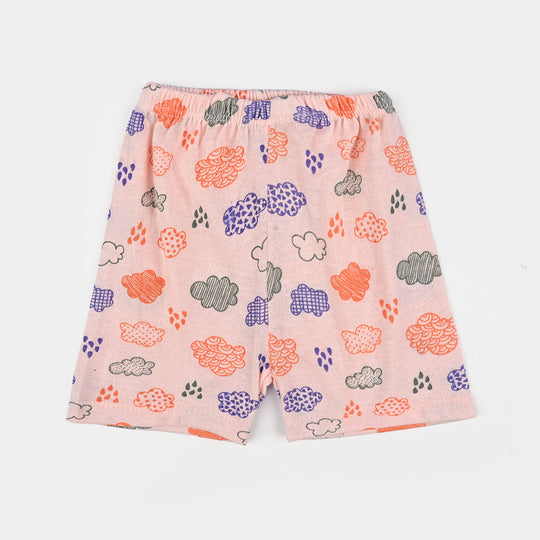 Pack OF 3 Infant Unisex Color Print Short