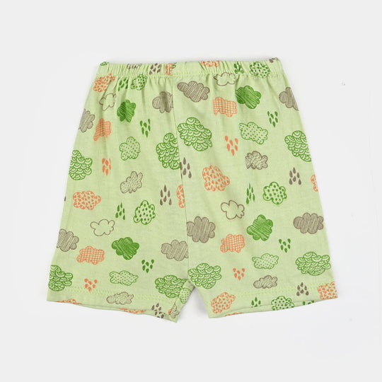 Pack OF 3 Infant Unisex Color Print Short