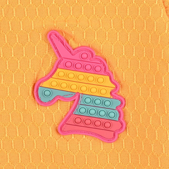 Infant Jacquard Girls T-Shirt-Citrus