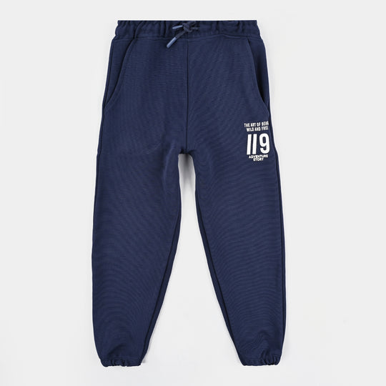 Boys Polyester Pyjama ADVENTURE STORY-NAVY