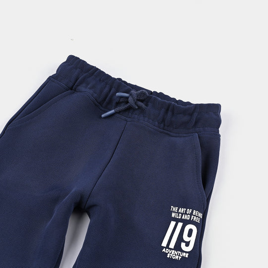 Boys Polyester Pyjama ADVENTURE STORY-NAVY