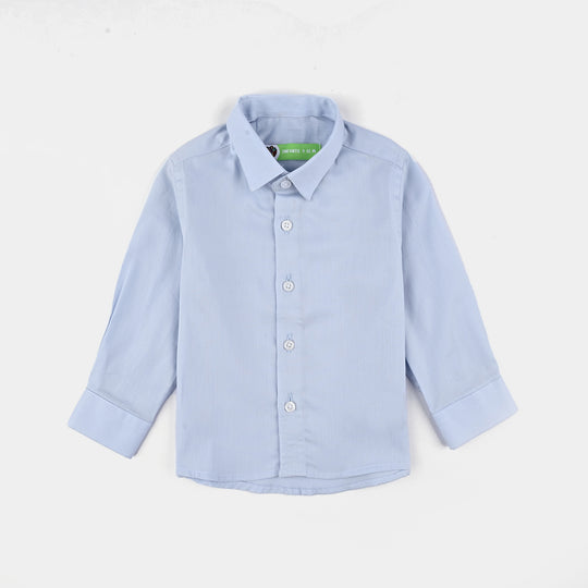Infant Boys Cotton Formal Shirt-I/Blue