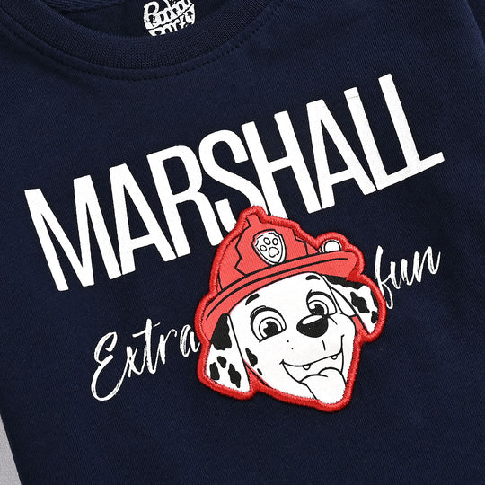 Infant Boys Cotton Jersey T-Shirt H/S Marshall-NAVY