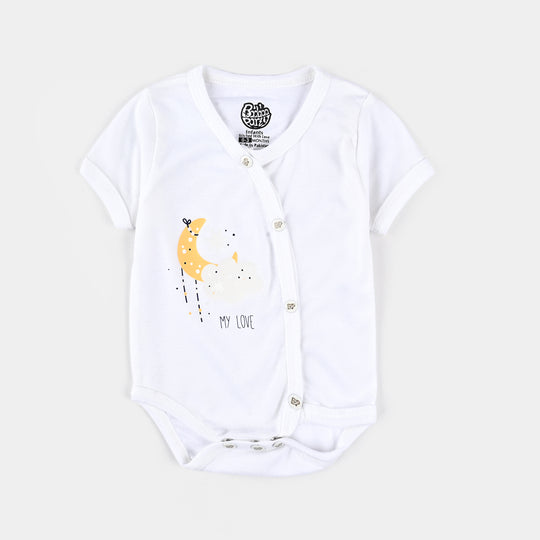 Pack OF 3 Infant Baby Cotton Cut Design Romper Set