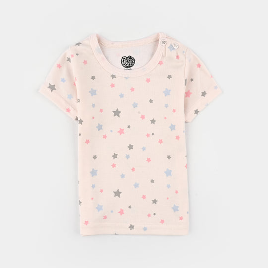 Pack Of 3 Infant Unisex Cotton Short Sleeves T-Shirt Set