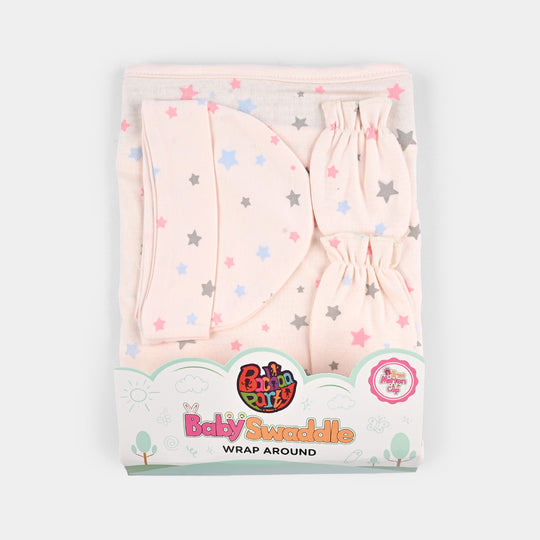 Infant Big Swaddle with Cap & Mittens
