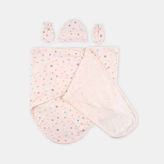 Infant Big Swaddle with Cap & Mittens