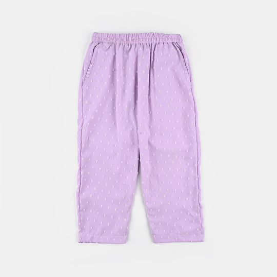 Girls Poly Crinkle Co-Ord Set Pansy