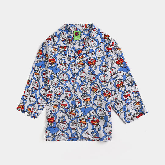 Infant Boys Viscose Night Suit-Multi