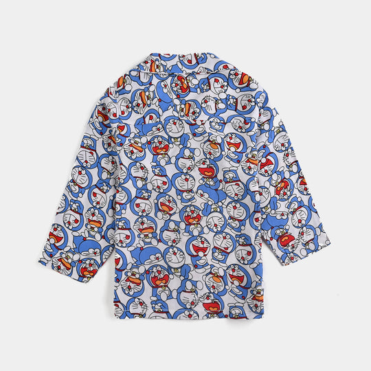 Infant Boys Viscose Night Suit-Multi