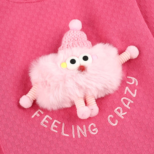 Infant Girls Jacquard Suit FUNKY ME-Pink