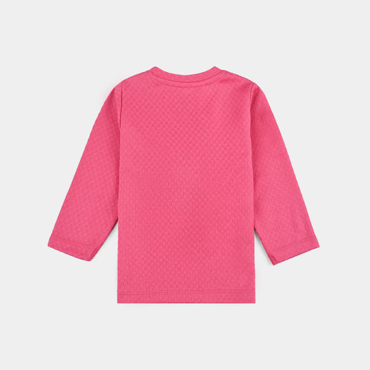 Infant Girls Jacquard Suit FUNKY ME-Pink