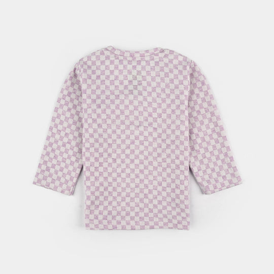 Infant Girls Jacquard Suit MAGIC-Purple