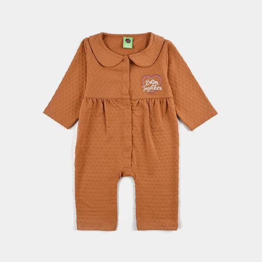 Infant Girls Jacquard Romper BLOSSOM STYLE