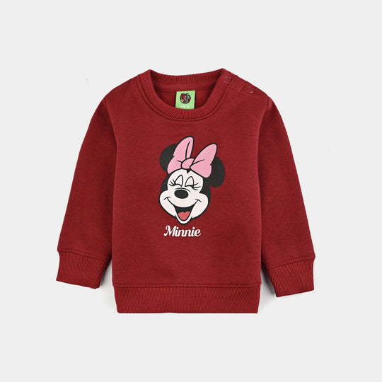 Infant Girls Fleece Sweatshirt Character-Salsa