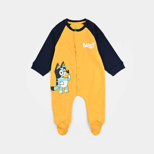 Infant Boys Cotton Interlock Romper BLUEY-York yellow