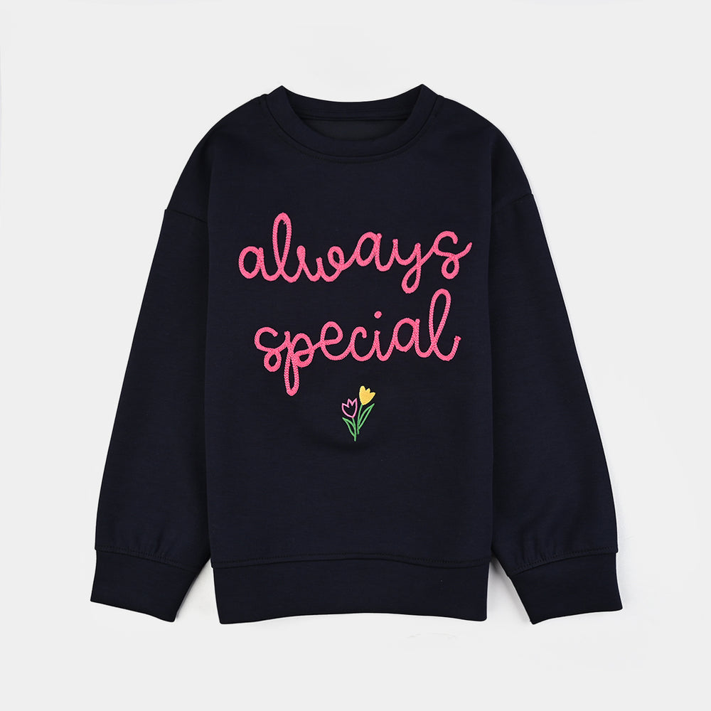 Girls Microfiber Interlock 2 Piece ALWAYS SPECIAL-Blue