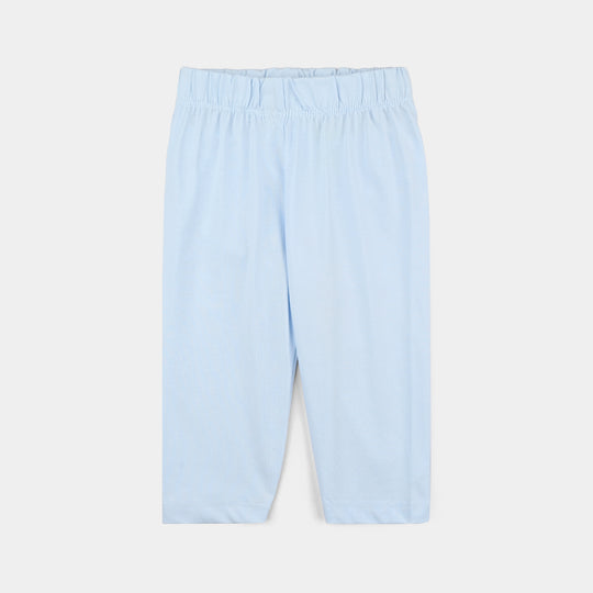 Infant Boys Poly Cotton Jersey Night Suit TIME TO SLEEP-BLUE