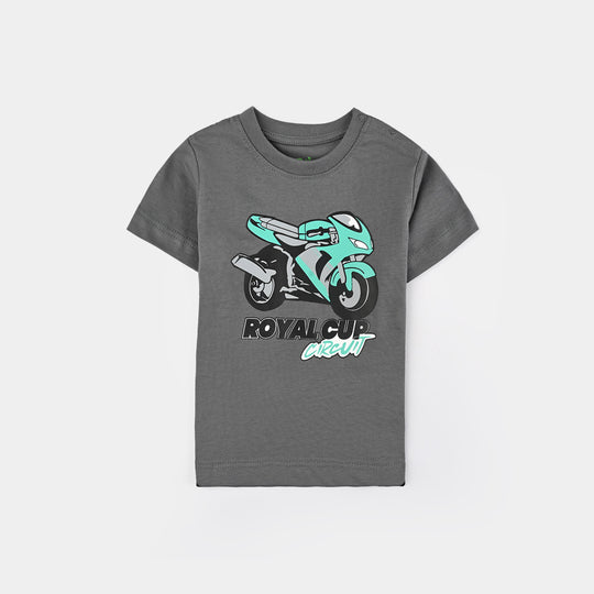 Infant Boys Jersey/Terry T-Shirt ROYAL CUP