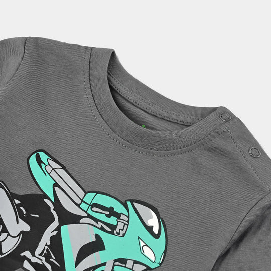 Infant Boys Jersey/Terry T-Shirt ROYAL CUP