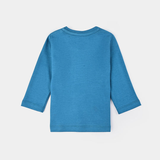 Infant Girls Cotton Interlock Suit STITCH-Blue