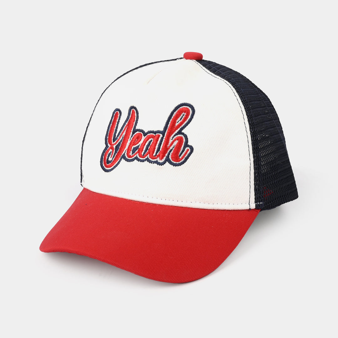 Kids Cap-Yeah-WHITE