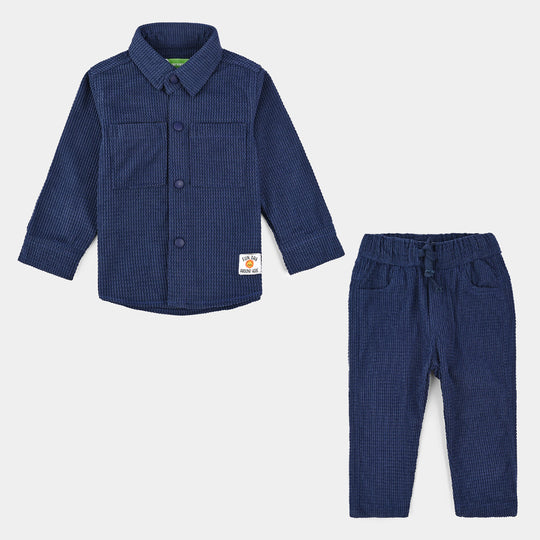 Infant Boys Corduroy Suit-Cozy Cords-NAVY