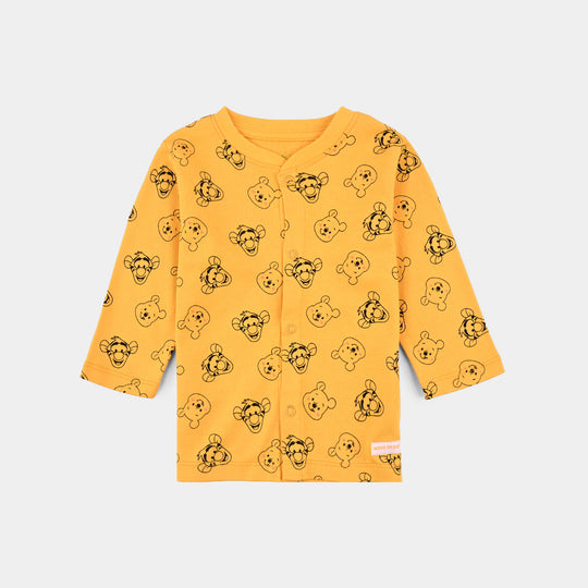 Infant Boys Cotton Interlock Cardigan Pack OF 3 - Yellow White