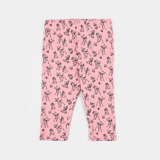 Infant Girls Cotton Interlock Bambi Pyjama Pack OF 3 - Pink.White