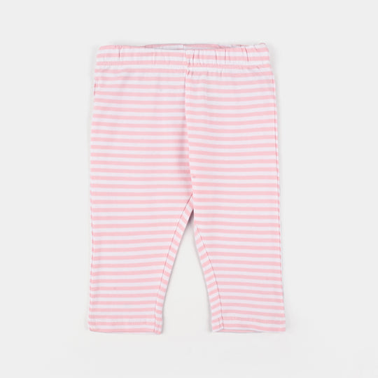 Infant Girls Cotton Interlock Bambi Pyjama Pack OF 3 - Pink.White