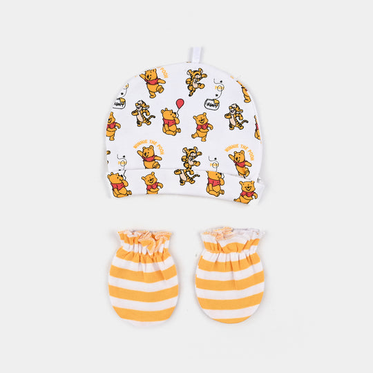 Infant Boys Cotton Interlock 4 Piece Set-White