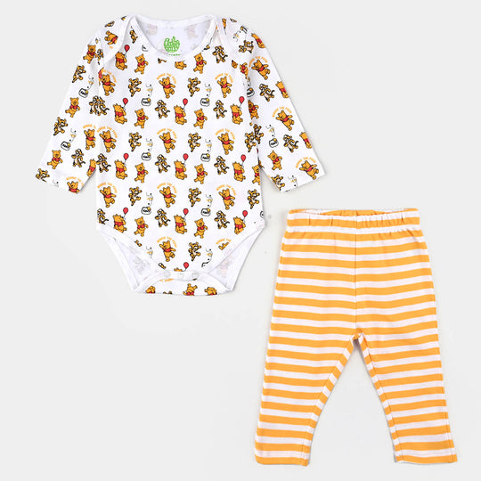 Infant Unisex Cotton Interlock 6 Piece Set Boys-White