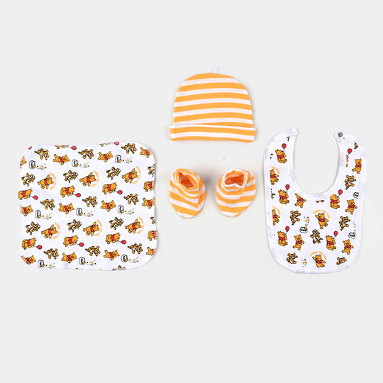 Infant Unisex Cotton Interlock 6 Piece Set Boys-White