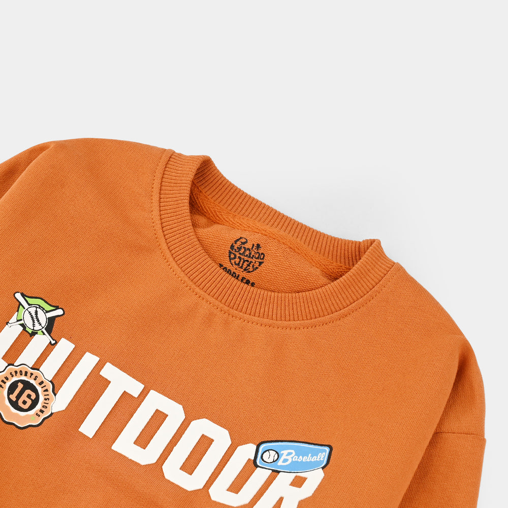 Boys Fleece Sweatshirt (Outdoor) - Mustard