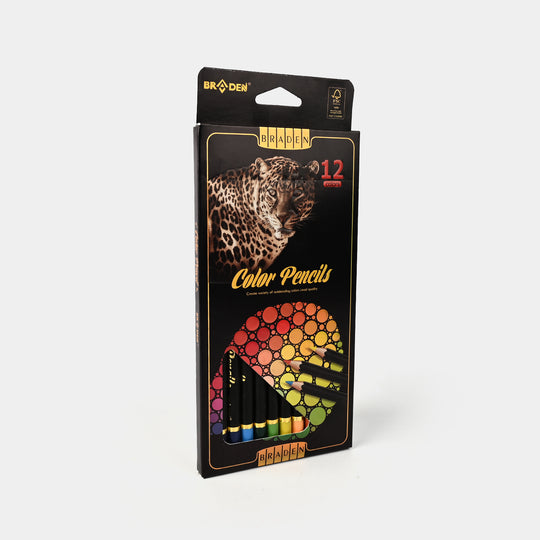 Braden Color Pencils | Premium Quality | 12PCs