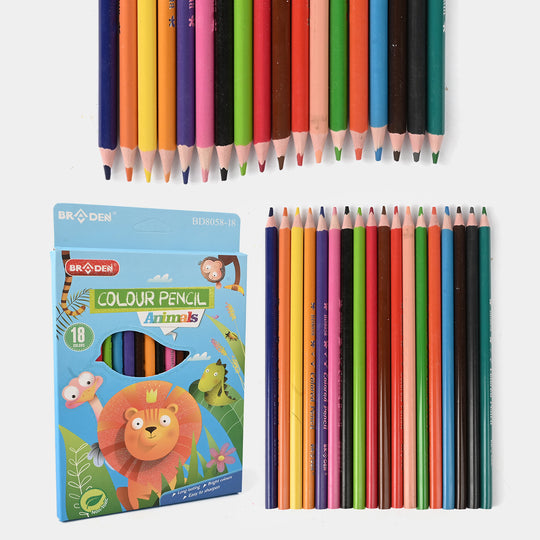 Braden Colored Pencils | Vivid & Break-Resistant | 18PCs
