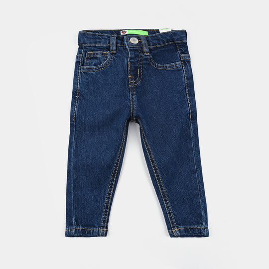 Infant Boys Denim Stretch Pant Basic - DARK BLUE