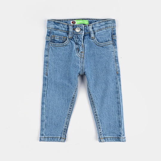 Infant Girls Denim Stretch Pant Basic - LT.Blue