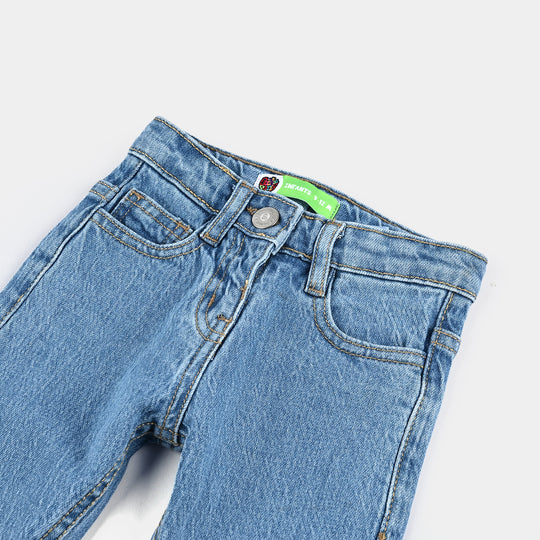 Infant Girls Denim Stretch Pant Basic - LT.Blue