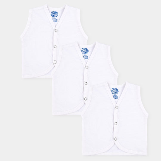 Pack OF 3 Infant Unisex Cotton Vest Sando