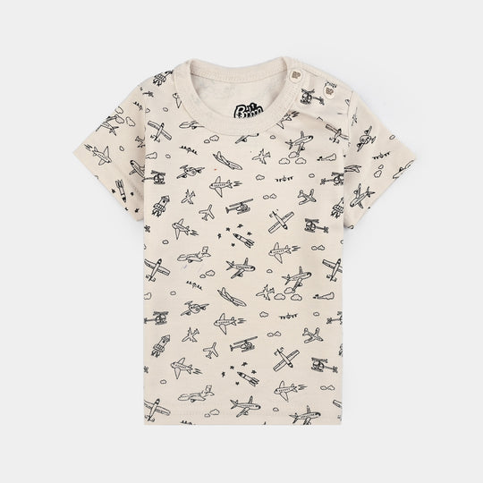 Pack Of 3 Infant Unisex Cotton Short Sleeves T-Shirt Set