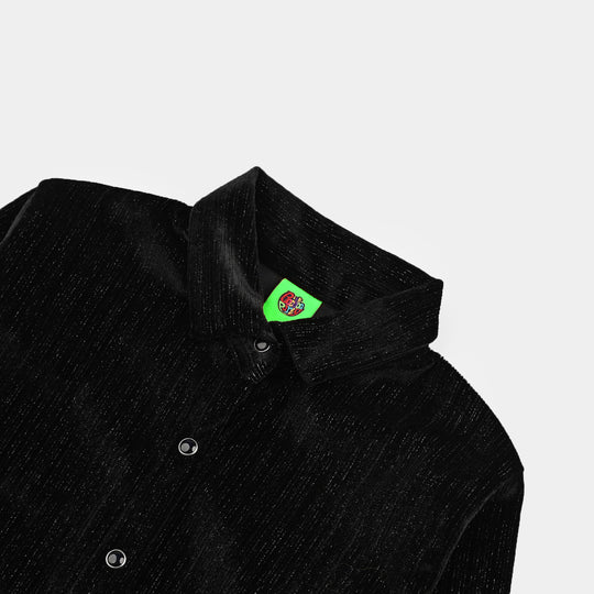 Infant Girls Velvet Casual Top Sparkle-BLACK