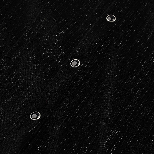 Infant Girls Velvet Casual Top Sparkle-BLACK