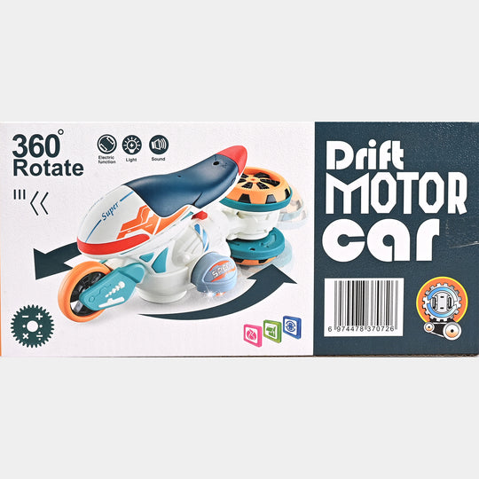 Drift Motor Car – Stunt Spin Motorcycle Toy