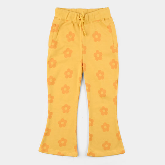 Girls Jersey/Terry 2 Piece Suit - Yellow